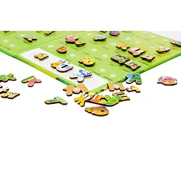 Розвиваючий дитячий набір PuzzleOK Алфавіт на липучках 66 букв Puz-26919  - мініатюра 4