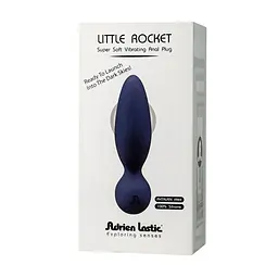 Анальна пробка Adrien Lastic Little Rocket 13 см (синій) - мініатюра 4