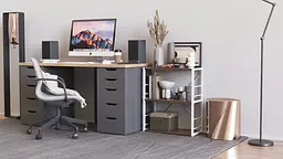 Етажерка 3/60 Ferrum-decor Серії Коннект 73x60x28 білий ДСП Дуб Сонома Трюфель 16мм (FRD-104264) - мініатюра 5