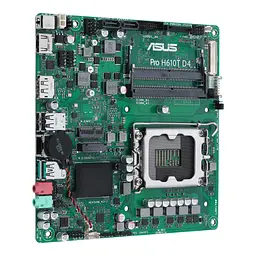 Материнcька плата Asus PRO H610T-CSM s1700 H610 2xDDR5 M.2 HDMI DP LVDS Thin mITX - мініатюра 3