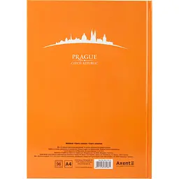 Книга записна Axent Maps Prague A4 в клітинку 96 аркушів персикова (8422-542-A) - мініатюра 3