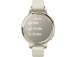 Смарт-годинник Garmin Lily 2 Active Lunar Gold with Bone Silicone Band (010-02891-00) - мініатюра 5