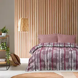Покривало Lotus Home - Livina bordo бордовий 220x240 - мініатюра 2