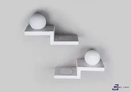 Настінний світильник MJ-Light CHARGER R 3200K WH 15014 - мініатюра 3