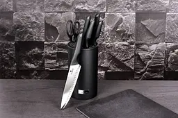 Набір ножів Berlinger Haus Black Silver Collection, чорний (BH 2796) - мініатюра 4