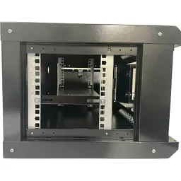 Шафа настінна GEAR 6U 19'' 530x400x300 мм, + полка 19", black (GWMSN-6U) - мініатюра 3