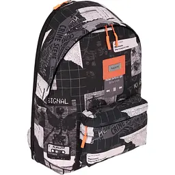 Рюкзак Bagland Stylish XL 34 л сублімація 1343 чорно-сірий (00558694) - мініатюра 2