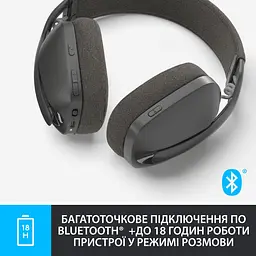 Навушники Logitech Zone Vibe 100 Wireless Graphite - мініатюра 7