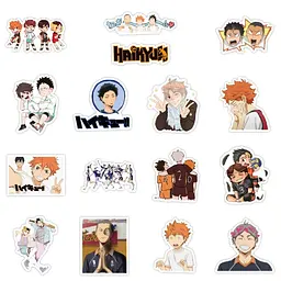 Стікерпак Волейбол! Набір наклейок GeekLand Haikyuu!! 100 штук - мініатюра 3