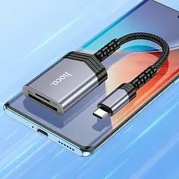 Перехідник HOCO 2-in-1 Card reader Type-C UA25 - мініатюра 2