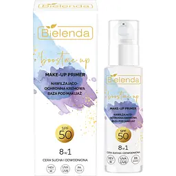 Праймер під макіяж Bielenda Boost Me Up 8 в 1 зволожуючий SPF50, 30 мл - мініатюра 2