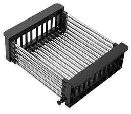 Кухонна мийка Kroner KRP PVD Schwarze - 7848RHM (3,0/1,0 мм) (CV030024) - мініатюра 6
