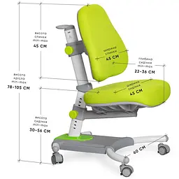 Дитяче ортопедичне крісло Evo-kids Omega (Y-220 KZ) - мініатюра 3