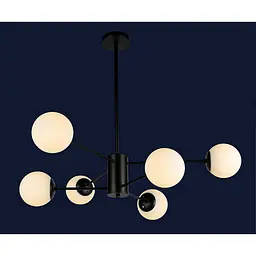 Люстра молекула Levistella 7526033-6 BK+WH - мініатюра 2