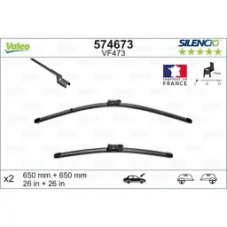 Щітка склоочисника Valeo 574673 - мініатюра 2