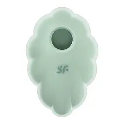 Вакуумний стимулятор клітора з вібрацією Satisfyer Cloud Dancer м'ятний - мініатюра 2