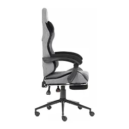 Крісло ігрове GT Racer X-2324 Gray/Black (X-2324 Fabric Gray/Black Suede) - мініатюра 3