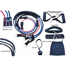 Набір трубчастих еспандерів (3 шт.) Power system 11.34/15.88/22.68 кг fit0011660 - мініатюра 2