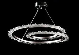 Люстра стельова LED Splendid Ray L144/1, 50W, хром/сірий, сучасний стиль, регульована висота