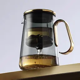Чайник для заварювання TeaPot D-12 Lingxi Elegant 700ml Advanced gold - мініатюра 3