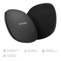 Уцінка. Щітка для обличчя GESKE Facial Brush 4 в 1 сіра  - мініатюра 5