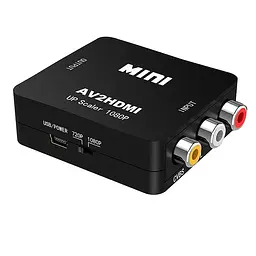 AV to HDMI конвертер відеосигналу + аудіо Full HD 1080P Felkin AV2HDMI (100123)