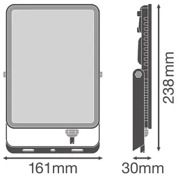 Прожектор LEDVANCE FL ESSENTIAL 50W 830 BK IP65 (4058075768116) - мініатюра 8
