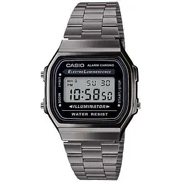 Чоловічі наручні годинники Casio Collection A168WEGG-1AEF оригінальні японські зі сталевим браслетом