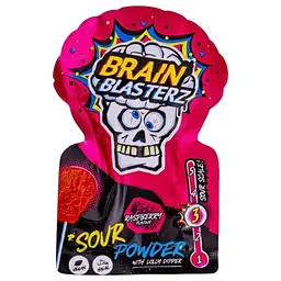 Льодяник з кислим порошком Brain Blasterz Sour Powder Lolly Dipper Raspberry Flavor 10г