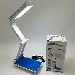 LED-лампа трансформер 30 см сенсорна світлодіодна 2 W настільна акумуляторна 800 mAh TOPWELL 1019 синя - мініатюра 2