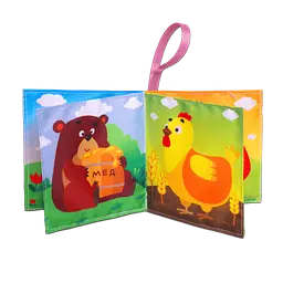 Мяка книжка-шуршалка Книжковий Хмарочос 3352996823499 Різнокольоровий shop (3352996823499) - мініатюра 2