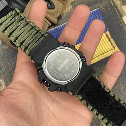 Наручний годинник чоловічий 1356AGPK Army Green Tactic Compass Skmei acs0030797 - мініатюра 8