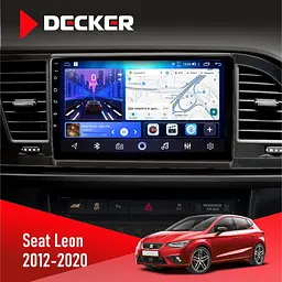 Штатна магнітола Seat Leon 2012-2020 Decker D9-006 4x64, 4G Decker (НФ-00004113)