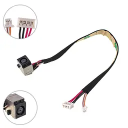 Роз'єм Hewlett Packard живлення PJ201 HP (ProBook: 4311s 4410s 4416s) с кабелем (4 pin + 3 pin)