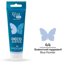 Акрил для декору Блакитний пудра (44) матовий 75 мл Rosa Talent