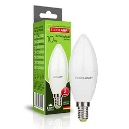 Лампочка Eurolamp ECO "Р" CL 10W 1000 lm E14 4000K (LED-CL-10144(P)) - мініатюра 2