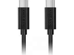 Кабель USB Type-C Choetech USB Type C to USB Type C 3m Black (CC0004) - мініатюра 2