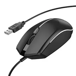 Миша дротова Borofone BG10 Soaring Black - мініатюра 4