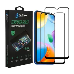Скло захисне BeCover Xiaomi Redmi 10C/12С Black (707451)