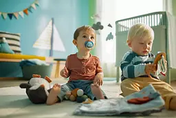 Пустушка Avent ортодонтична Ultra Air I love для хлопчиків 6-18 міс 2 шт SCF080/03 - мініатюра 6