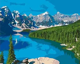 Картина за номерами Озеро Марейн, Канада 40*50 см ArtCraft 10587-AC