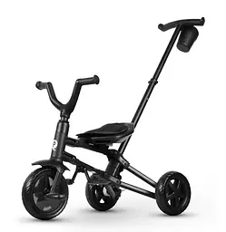 Дитячий триколісний складаний велосипед Qplay Nova Niello Black, сірий (S700-6NovaNielloGrey) - мініатюра 3