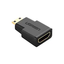 Перехідник Ugreen Mini HDMI M - HDMI F чорний (20101)