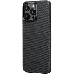 Чохол-накладка Pitaka MagEZ Case 4 Twill 600D Black/Grey для iPhone 15 Pro Max (KI1501PMA) - мініатюра 2