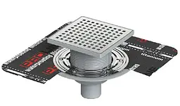 Двохкорпусний трап Mertinox 15x15 см 5061.MА050.15.К
