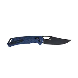Ніж складаний туристичний SRM Retriever 9201-PL (9 см) 8Cr13MoV / FRN синій - мініатюра 3