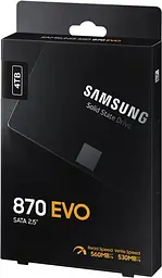 SSD накопичувач Samsung 870 EVO 4TB (MZ-77E4T0BW) MZ-77E4T0BW - мініатюра 2