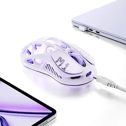 Миша GravaStar Mercury M1 Pro Magnesium Alloy Body BT/WL/USB-A RGB Lavender Purple (GRAVASTARM1PRO_PL) - мініатюра 6