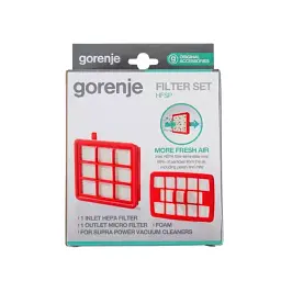 Фільтри для пилососiв GORENJE HF2303 Set Hepa Filter+sponge+micro HEPA filter - мініатюра 3