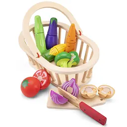 Ігровий набір New Classic Toys Кошик з овочами (10589) - мініатюра 3